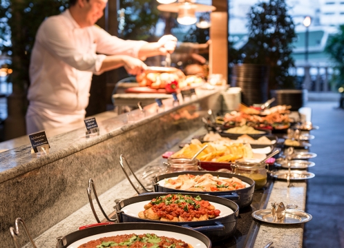 リバーカフェ＆テラス_夕食